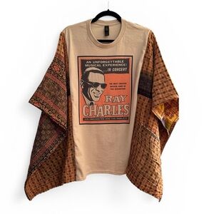 RAY CHARLES Artisan Made Upcycled Clothing ONE SIZE Granny D Originals pockets